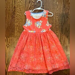 EUC Sz. 6 Girls Matilda Jane Bouquets for Layla Sleeveless Floral Dress